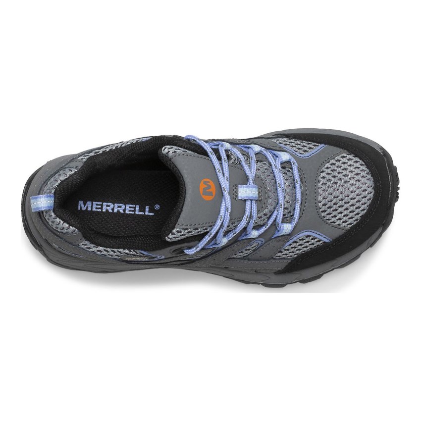 Basket Merrell Moab 2 Low Lace Waterproof Grise Enfant | F.J.YVNU